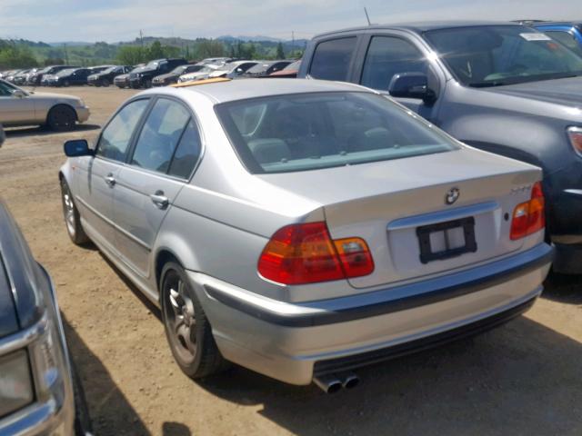 WBAEV53403KM28482 - 2003 BMW 330 I SILVER photo 3