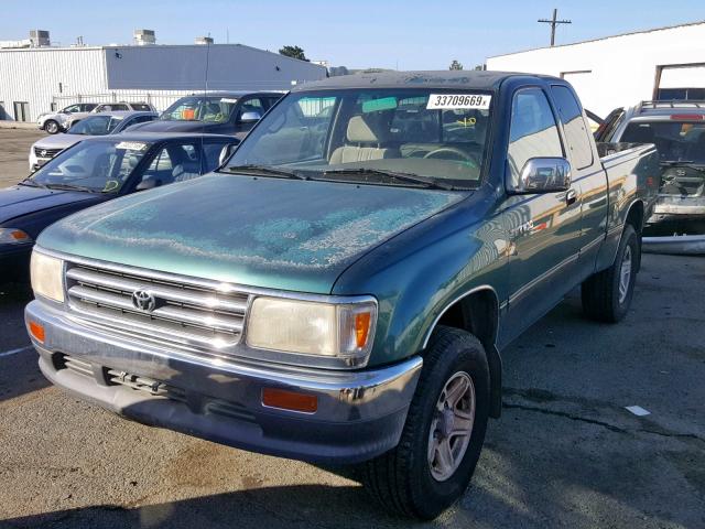 JT4UN24D9V0041150 - 1997 TOYOTA T100 XTRAC GREEN photo 2