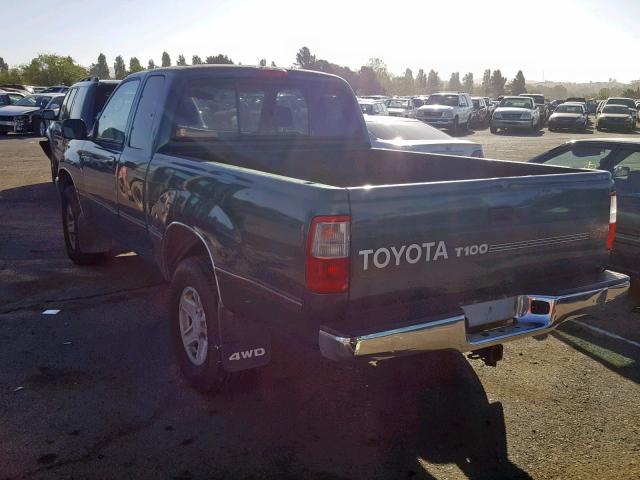 JT4UN24D9V0041150 - 1997 TOYOTA T100 XTRAC GREEN photo 3