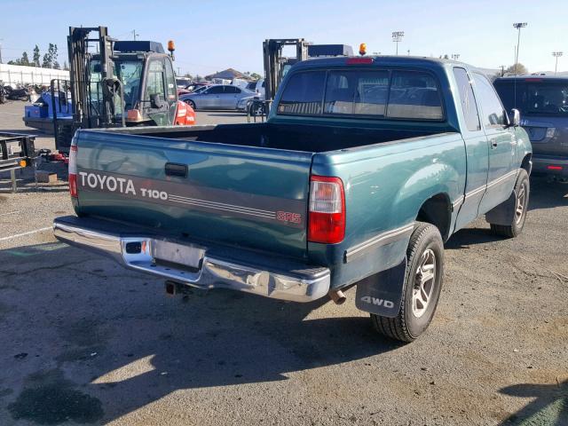 JT4UN24D9V0041150 - 1997 TOYOTA T100 XTRAC GREEN photo 4