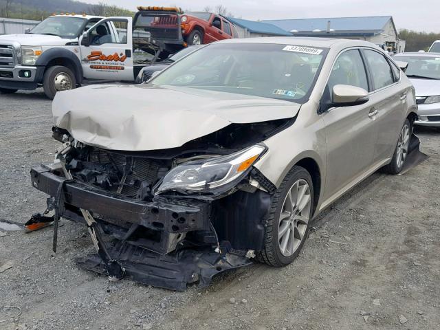 4T1BK1EB6FU169567 - 2015 TOYOTA AVALON XLE GOLD photo 2