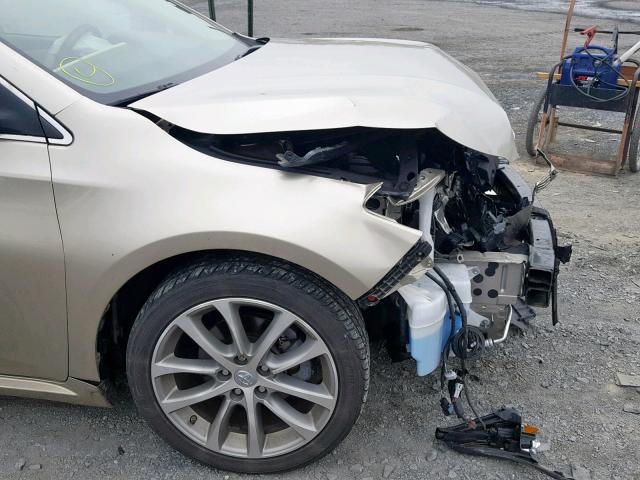 4T1BK1EB6FU169567 - 2015 TOYOTA AVALON XLE GOLD photo 9
