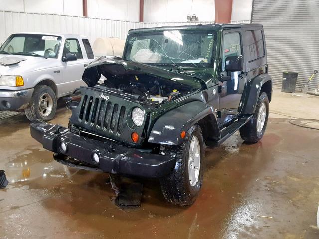 1J4AA5D19AL152709 - 2010 JEEP WRANGLER S GREEN photo 2