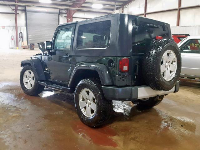 1J4AA5D19AL152709 - 2010 JEEP WRANGLER S GREEN photo 3