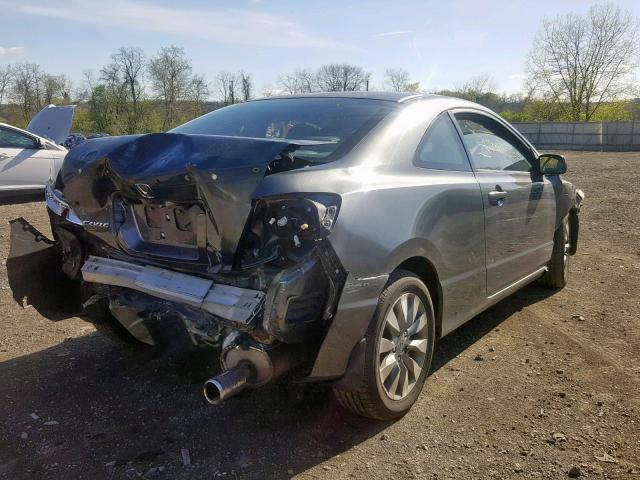 2HGFG129X9H527934 - 2009 HONDA CIVIC EXL GRAY photo 4