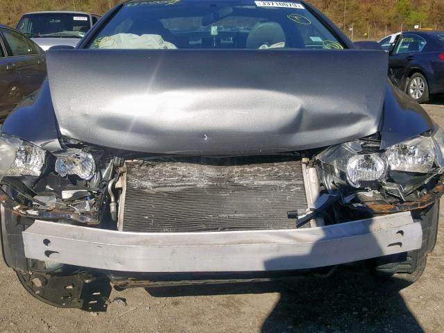 2HGFG129X9H527934 - 2009 HONDA CIVIC EXL GRAY photo 7