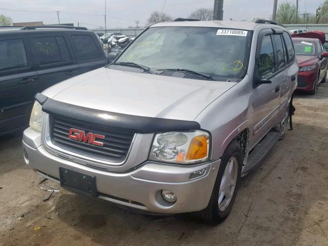 1GKDT13S342434178 - 2004 GMC ENVOY SILVER photo 2