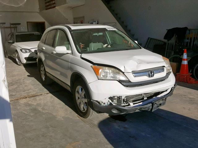 JHLRE48728C014867 - 2008 HONDA CR-V EXL WHITE photo 1