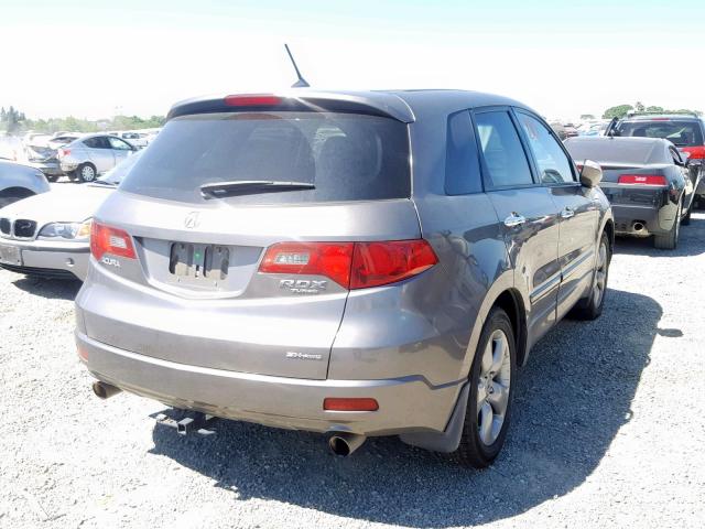 5J8TB18517A015237 - 2007 ACURA RDX TECHNO BROWN photo 4