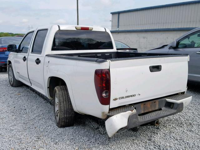 1GCCS136648196031 - 2004 CHEVROLET COLORADO WHITE photo 3