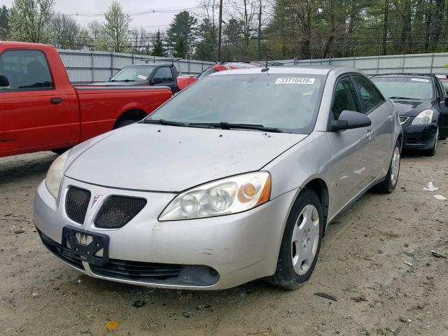 1G2ZF57B384147531 - 2008 PONTIAC G6 VALUE L GRAY photo 2