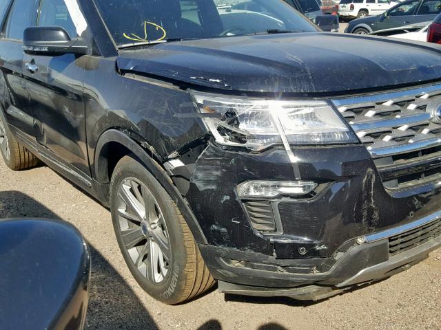 1FM5K7F88KGB11665 - 2019 FORD EXPLORER L BLACK photo 9