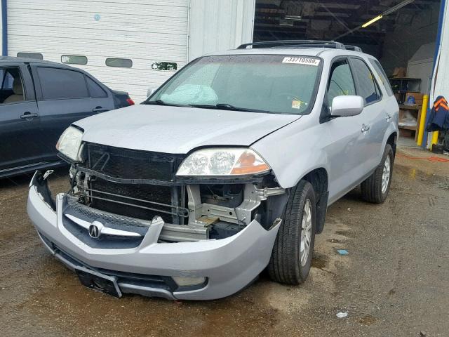 2HNYD186X3H516754 - 2003 ACURA MDX TOURIN SILVER photo 2