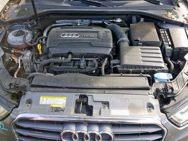 WAUB8GFF8G1097455 - 2016 AUDI A3 PREMIUM GRAY photo 7