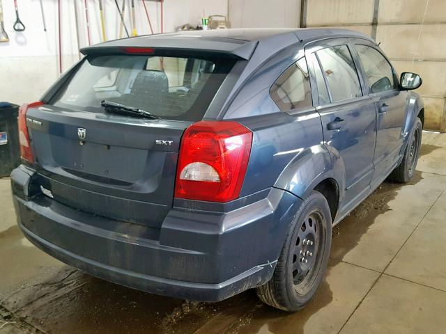 1B3HB48B17D560351 - 2007 DODGE CALIBER SX BLUE photo 4