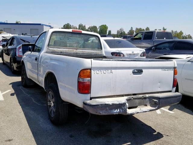 5TENL42N84Z427557 - 2004 TOYOTA TACOMA WHITE photo 3