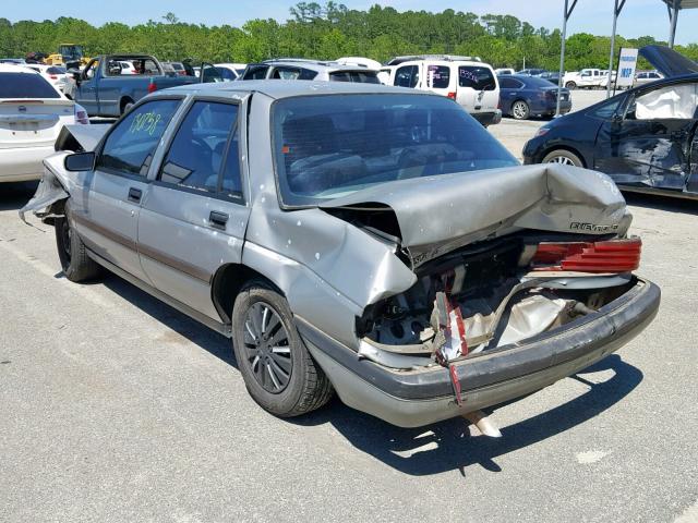 1G1LT53T1PY176390 - 1993 CHEVROLET CORSICA LT GRAY photo 3