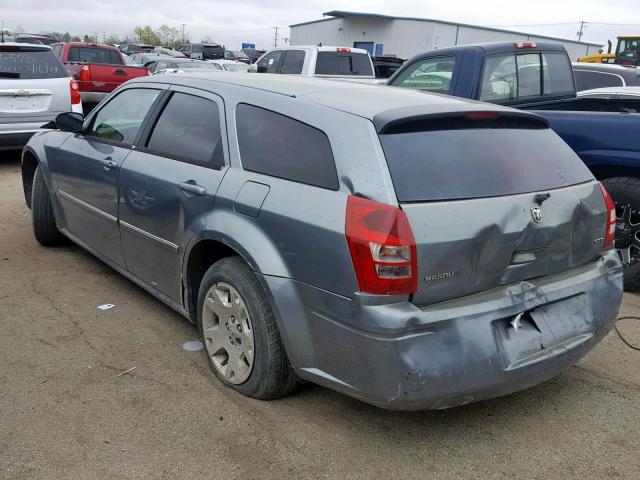 2D4FV47V17H689947 - 2007 DODGE MAGNUM SXT GRAY photo 3