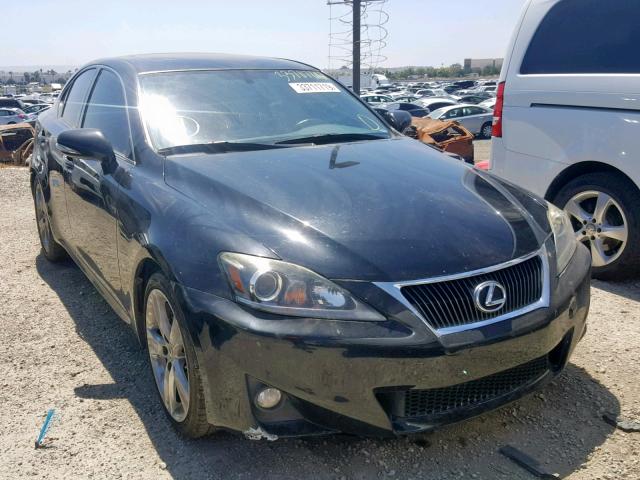 JTHBF5C22D5186195 - 2013 LEXUS IS 250 BLACK photo 1