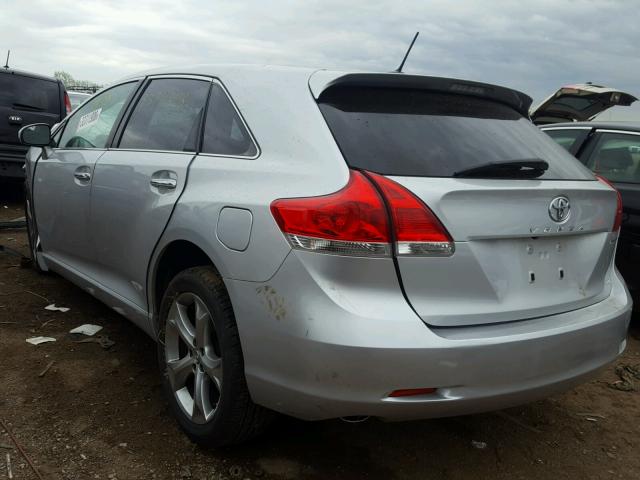 4T3BK11A59U006630 - 2009 TOYOTA VENZA SILVER photo 3