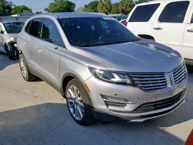 5LMCJ3C99GUJ18405 - 2016 LINCOLN MKC RESERV SILVER photo 1