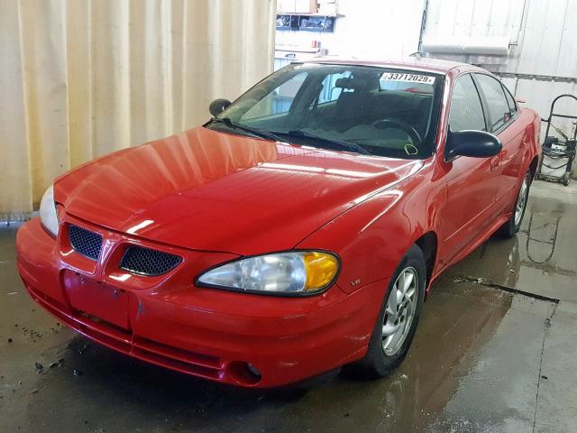 1G2NF52E94M698458 - 2004 PONTIAC GRAND AM S RED photo 2