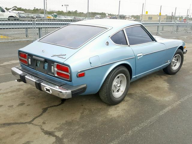 HLS30222708 - 1975 DATSUN 280Z TURQUOISE photo 4