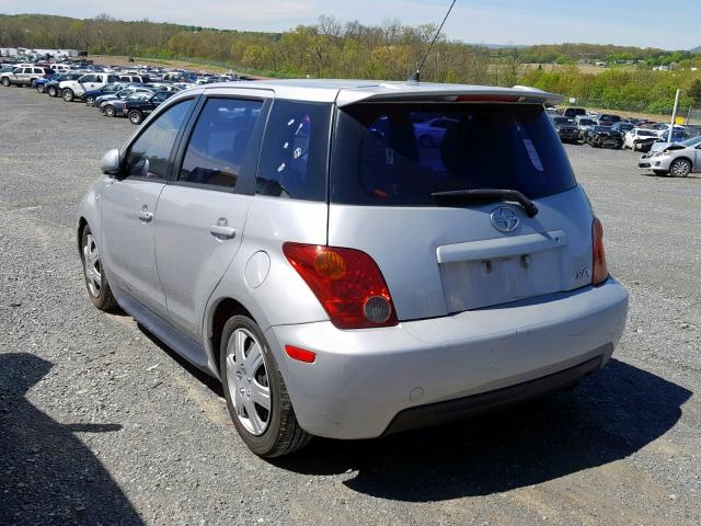 JTKKT624440055410 - 2004 TOYOTA SCION XA SILVER photo 3