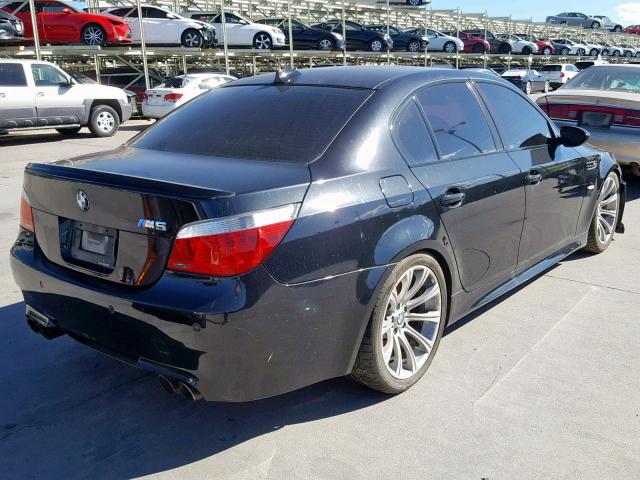 WBSNB93596B583475 - 2006 BMW M5 BLACK photo 4