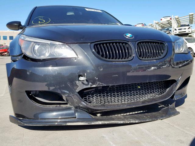 WBSNB93596B583475 - 2006 BMW M5 BLACK photo 9