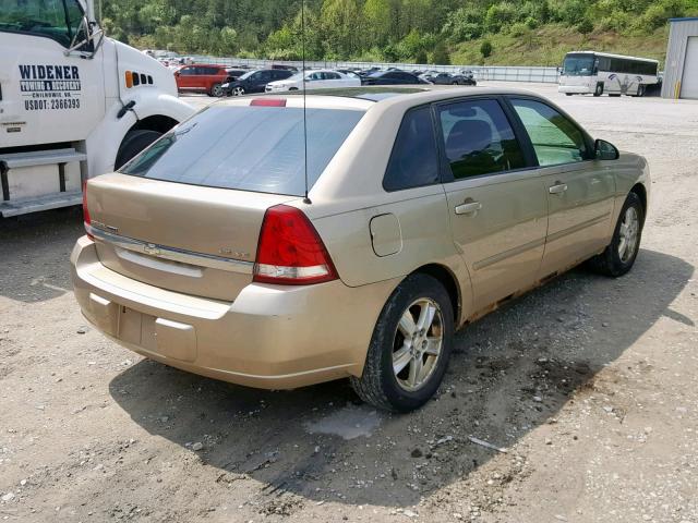 1G1ZT62895F257529 - 2005 CHEVROLET MALIBU MAX ოქროსფერი ფოტო 4
