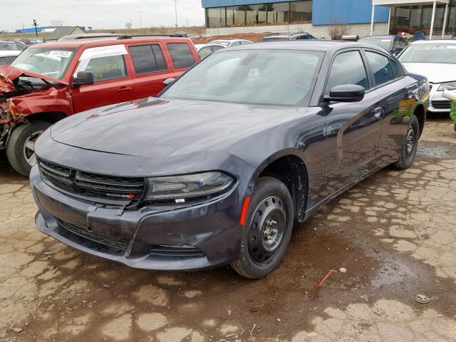 2C3CDXJG3GH116325 - 2016 DODGE CHARGER SX BLACK photo 2