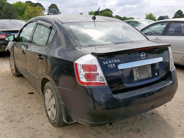 3N1AB6AP1BL609667 - 2011 NISSAN SENTRA 2.0 BLACK photo 3