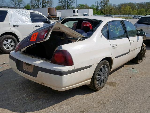 2G1WF52E939443300 - 2003 CHEVROLET IMPALA WHITE photo 4