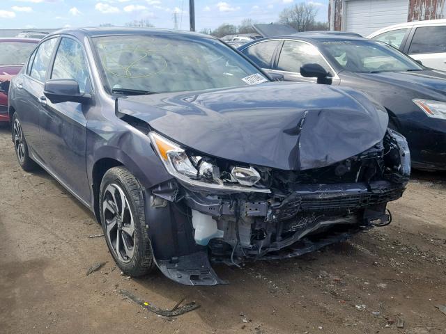 1HGCR2F85GA130261 - 2016 HONDA ACCORD EXL GRAY photo 1