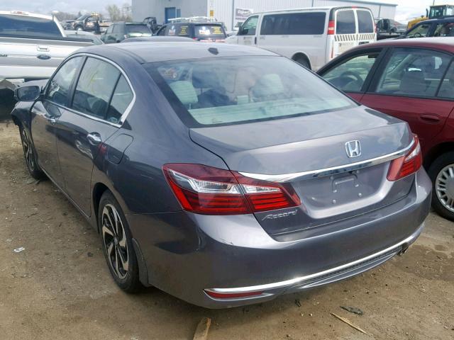 1HGCR2F85GA130261 - 2016 HONDA ACCORD EXL GRAY photo 3