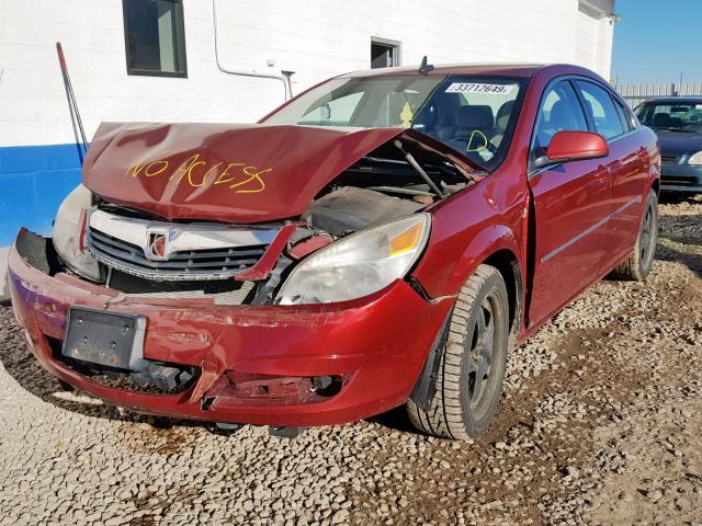 1G8ZS57N28F197921 - 2008 SATURN AURA XE BROWN photo 2