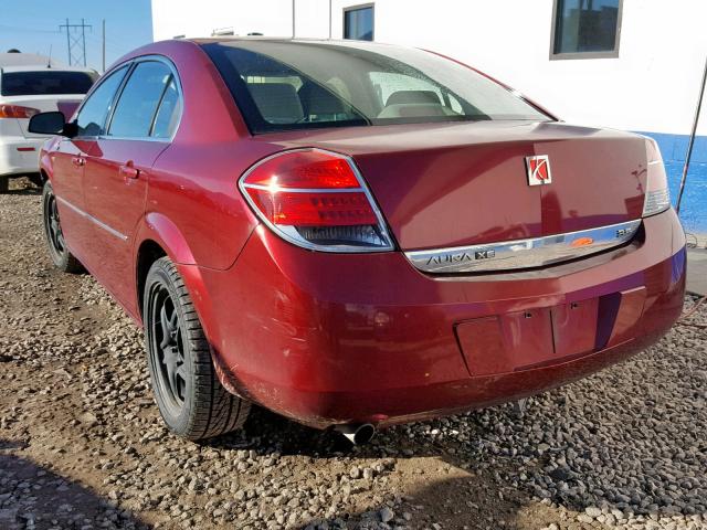 1G8ZS57N28F197921 - 2008 SATURN AURA XE BROWN photo 3