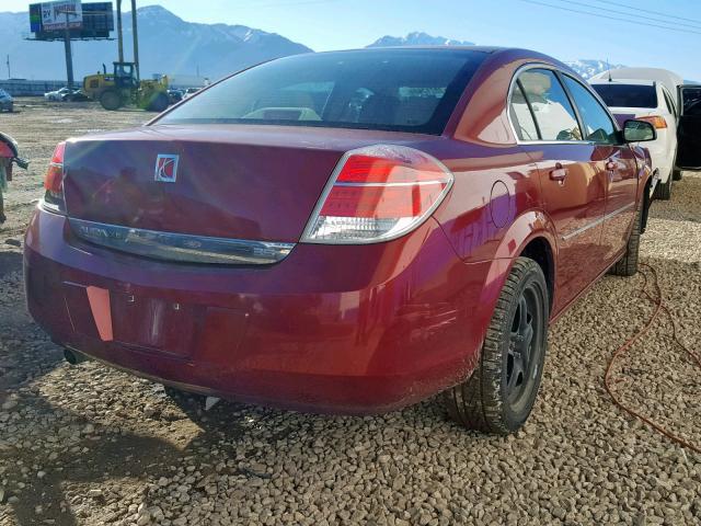 1G8ZS57N28F197921 - 2008 SATURN AURA XE BROWN photo 4