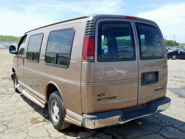 1GBFG15M411223584 - 2001 CHEVROLET EXPRESS G1 BROWN photo 3