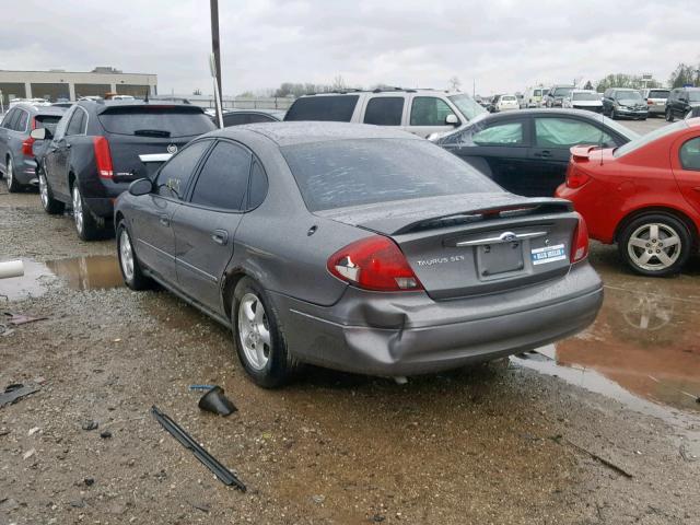 1FAFP55212G274823 - 2002 FORD TAURUS SES GRAY photo 3