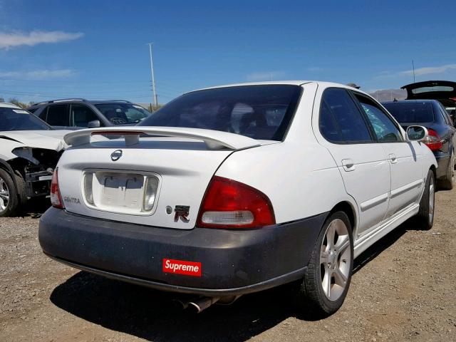 3N1AB51D53L721731 - 2003 NISSAN SENTRA SE- WHITE photo 4