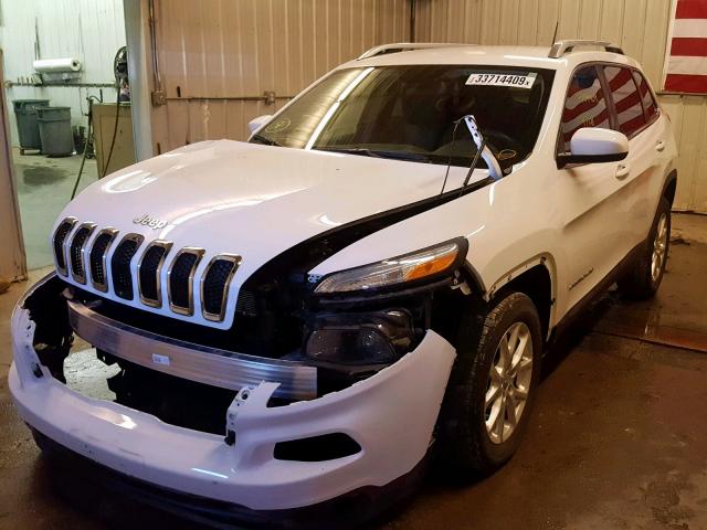 1C4PJLCB4EW258570 - 2014 JEEP CHEROKEE L WHITE photo 2