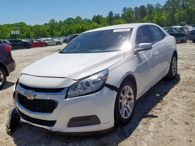 1G11C5SL6FF174492 - 2015 CHEVROLET MALIBU 1LT WHITE photo 2