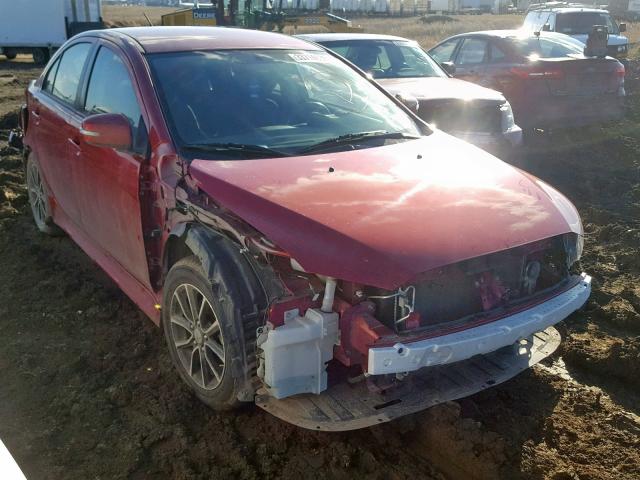 JA32U2FU3HU005389 - 2017 MITSUBISHI LANCER ES RED photo 1