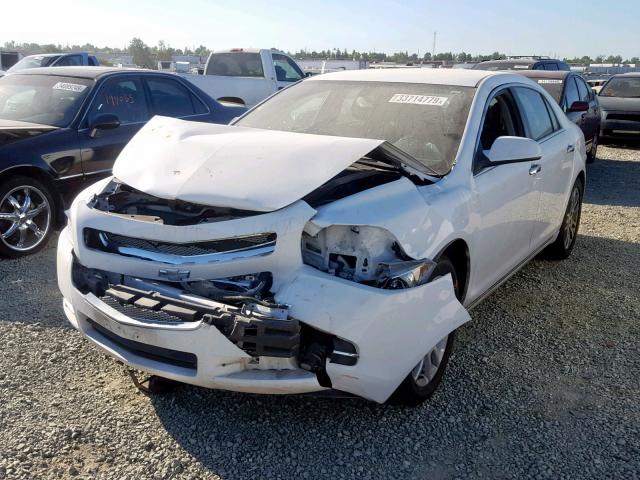 1G1ZE5E13BF371282 - 2011 CHEVROLET MALIBU LTZ WHITE photo 2