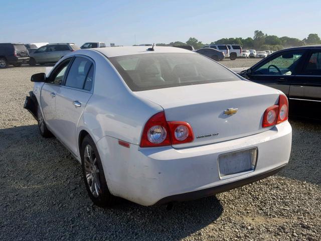 1G1ZE5E13BF371282 - 2011 CHEVROLET MALIBU LTZ WHITE photo 3