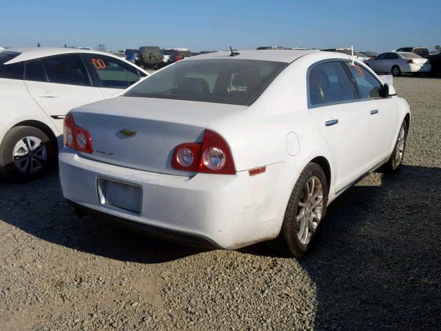 1G1ZE5E13BF371282 - 2011 CHEVROLET MALIBU LTZ WHITE photo 4