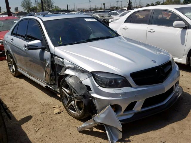 WDDGF7HB3AF485105 - 2010 MERCEDES-BENZ C 63 AMG SILVER photo 1