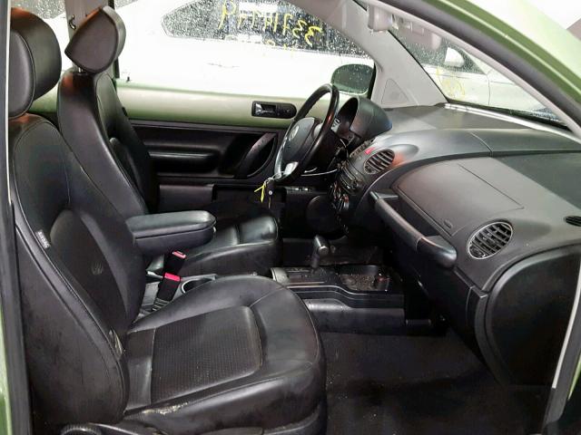 3VWPW31CX9M516445 - 2009 VOLKSWAGEN NEW BEETLE Yaşıl foto 5